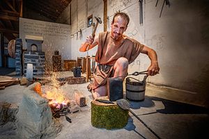 Römisch Schmieden im Legionärspfad Vindonissa