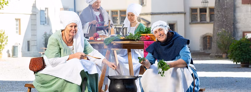 Workshop Mittelaltertag auf Schloss Lenzburg
