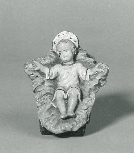 Krippenfigur: Jesuskind Krippenfigur/Jesuskind aus der Sammlung von Museum Aargau.