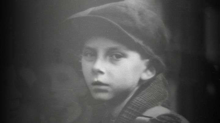 Porträt Johann Caspar Brunner als Kind (schwarz-weiss-Aufnahme)