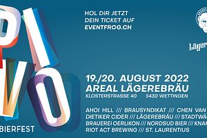 Flyer vom Bierfestival PIVO