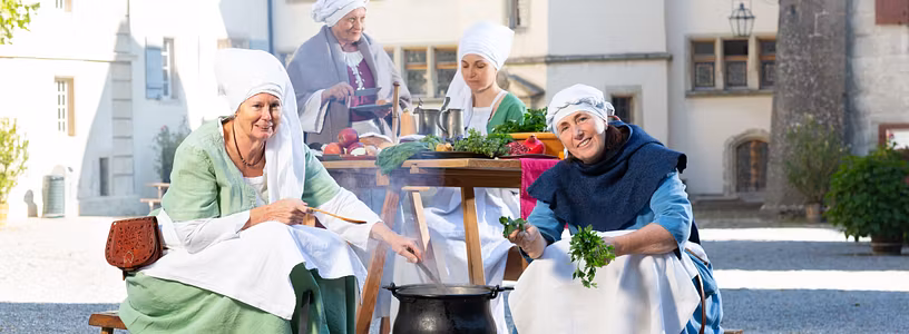 Workshop Mittelaltertag auf Schloss Lenzburg
