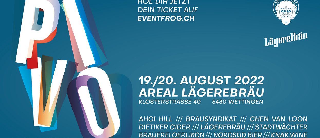 Flyer vom Bierfestival PIVO