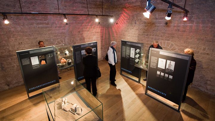 Ausstellungsraum in der Dauerausstellung Schloss Habsburg