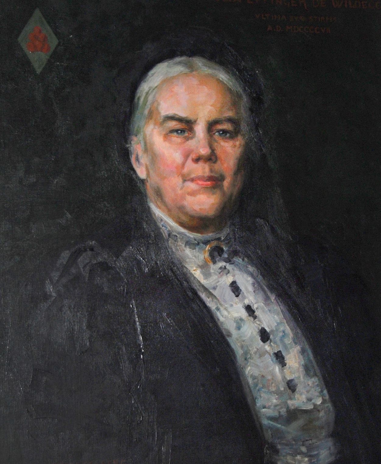 Ölporträtgemälde von Julie von Effinger aus dem Jahr 1907. 