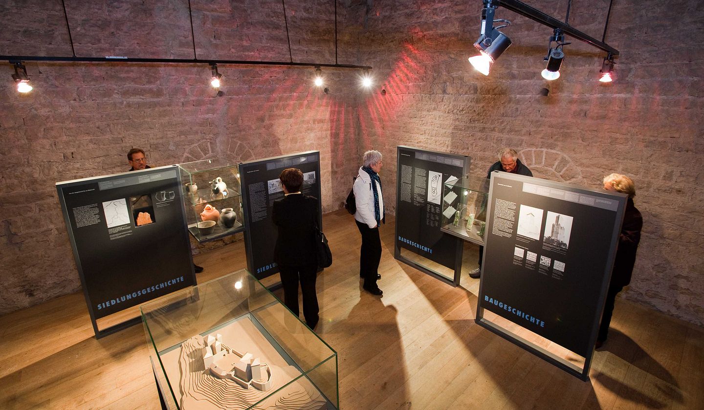 Ausstellungsraum in der Dauerausstellung Schloss Habsburg