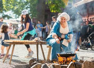 Mittelaltermarkt auf Schloss Lenzburg