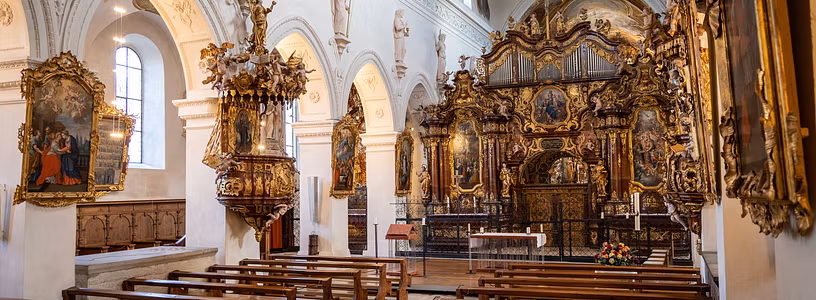 Blick in die Klosterkirche Wettingen