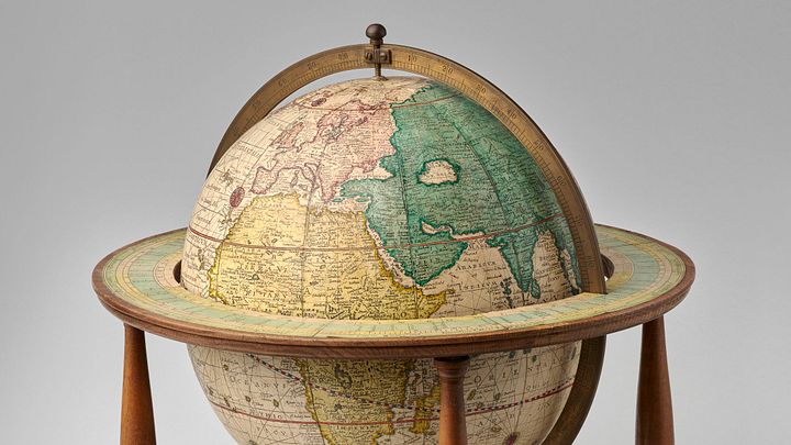 Ein historischer Globus aus der Sammlung Museum Aargau
