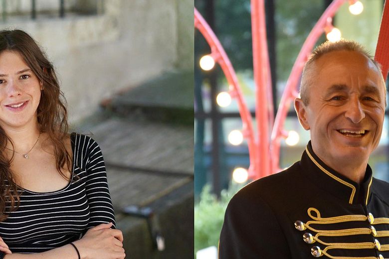 Porträts von Nora Meister und Johannes Muntywler