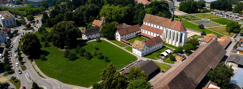 Luftaufnahme Kloster Königsfelden mit Windisch