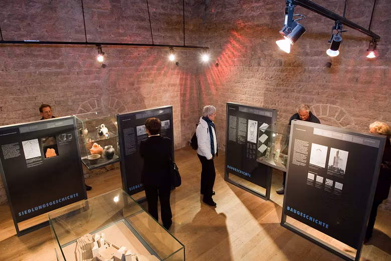Ausstellungsraum in der Dauerausstellung Schloss Habsburg