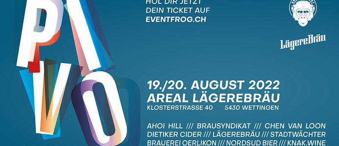 Flyer vom Bierfestival PIVO