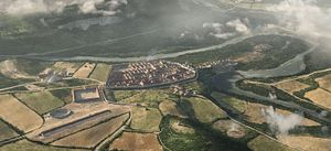 Visualisierung römisches Legionslager Vindonissa 
