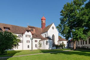 Konvent und Klosterkirche auf der Klosterhalbinsel Wettingen