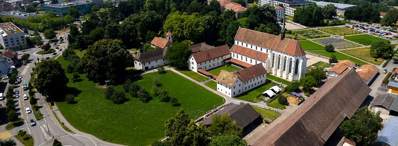 Luftaufnahme Kloster Königsfelden mit Windisch